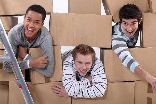 Careful packing and furniture handling during a student relocation