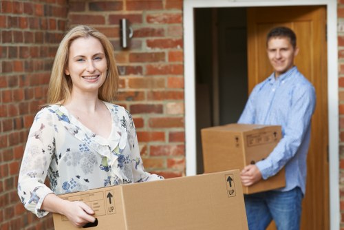 Office removal team planning a business move in Harlington