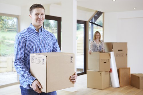 Packing and loading furniture for an urgent removal service