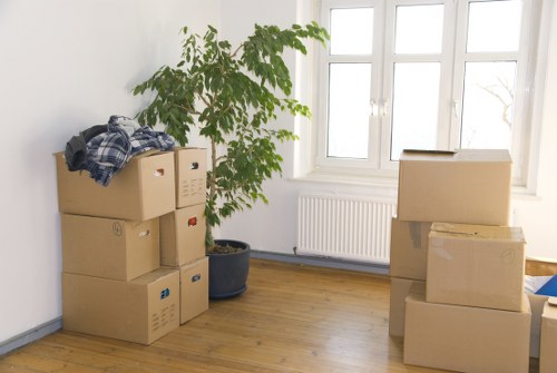 Local team collecting sofas and beds from a Harlington property