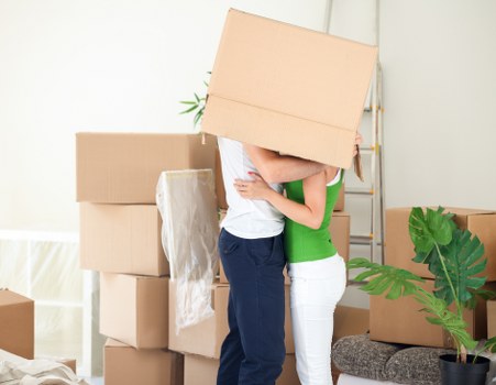 A piano being moved safely by experienced local movers
