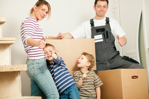 A van loading service for flats and homes in the Harlington area